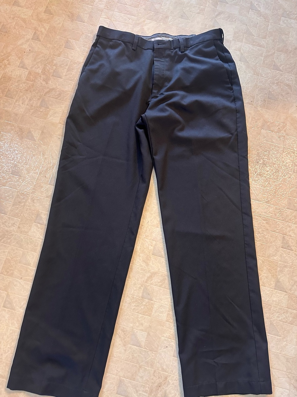 Haggar Black Dress Pants - Straight Leg